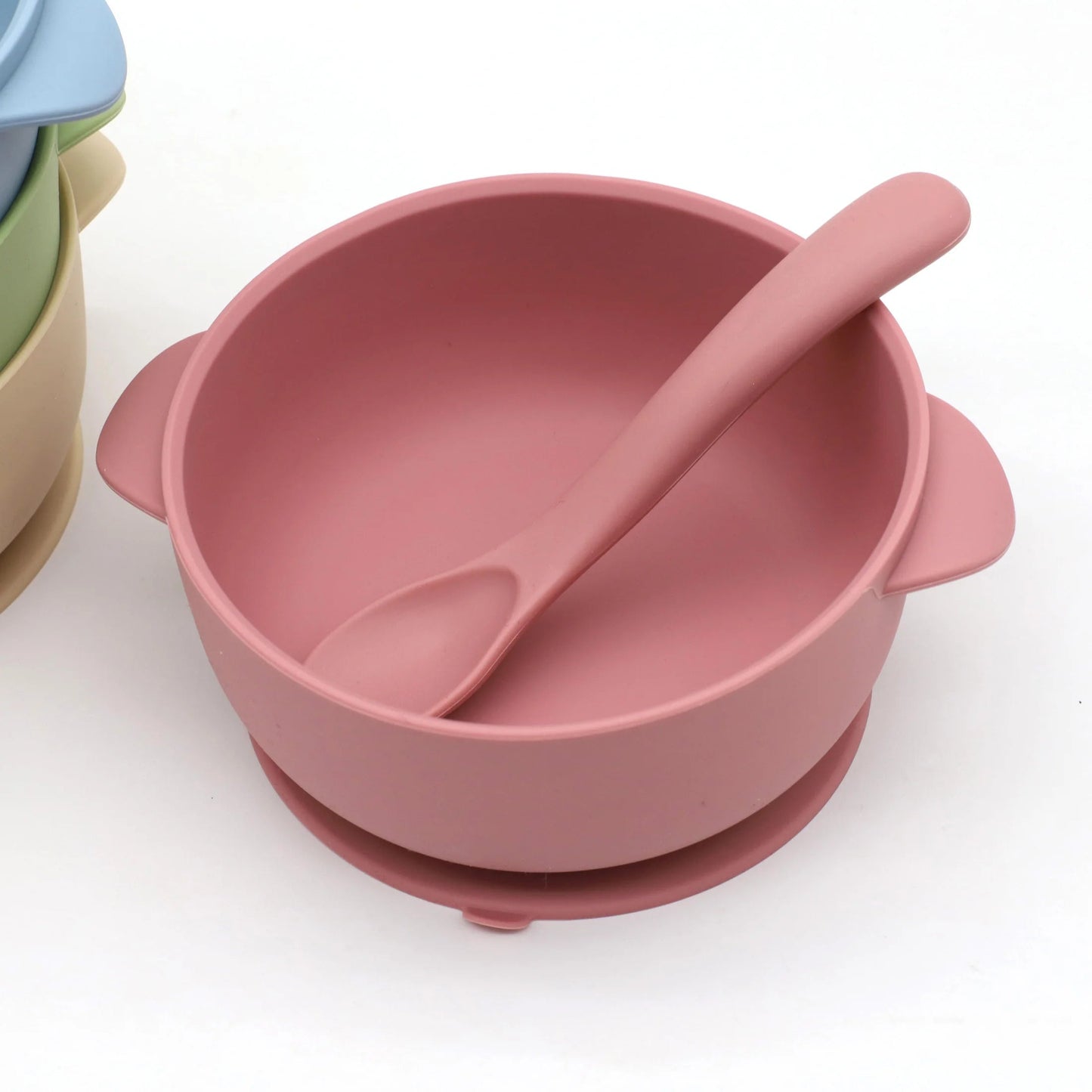 Lunivay 3-Piece Silicone Baby Bowl Set – Suction Feeding Bowls