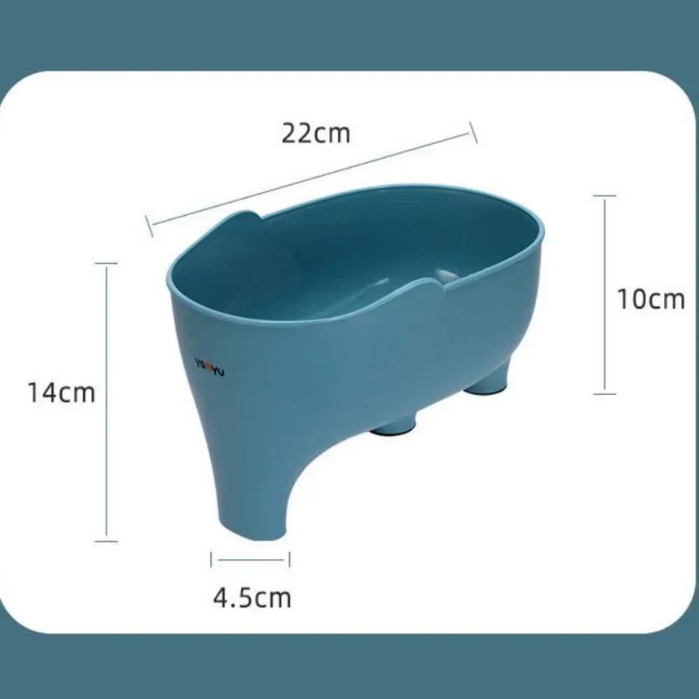 Elephant Sink Strainer Basket – Hanging Kitchen Drain Organizer