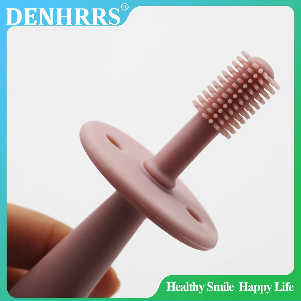 Lunivay Silicone Baby Finger Toothbrush – Soft Gum Teething Brush
